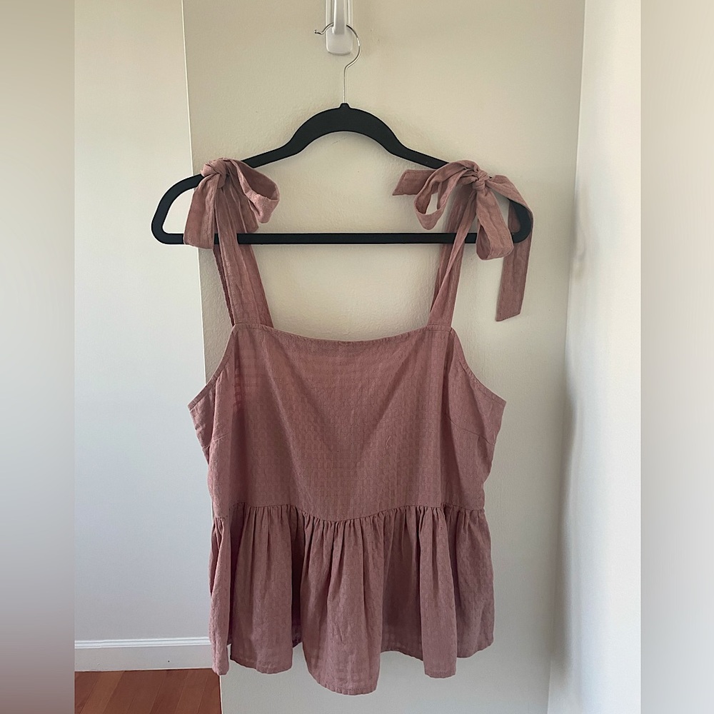 Madewell Tie Strap Top